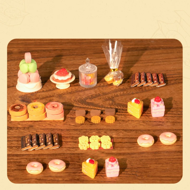 Animation Kawaii Dessert Shop Diy Hütte Handgemachte Kleine Haus Holz Montage Modell Ornament Bausteine Weibliche Geburtstag Geschenk