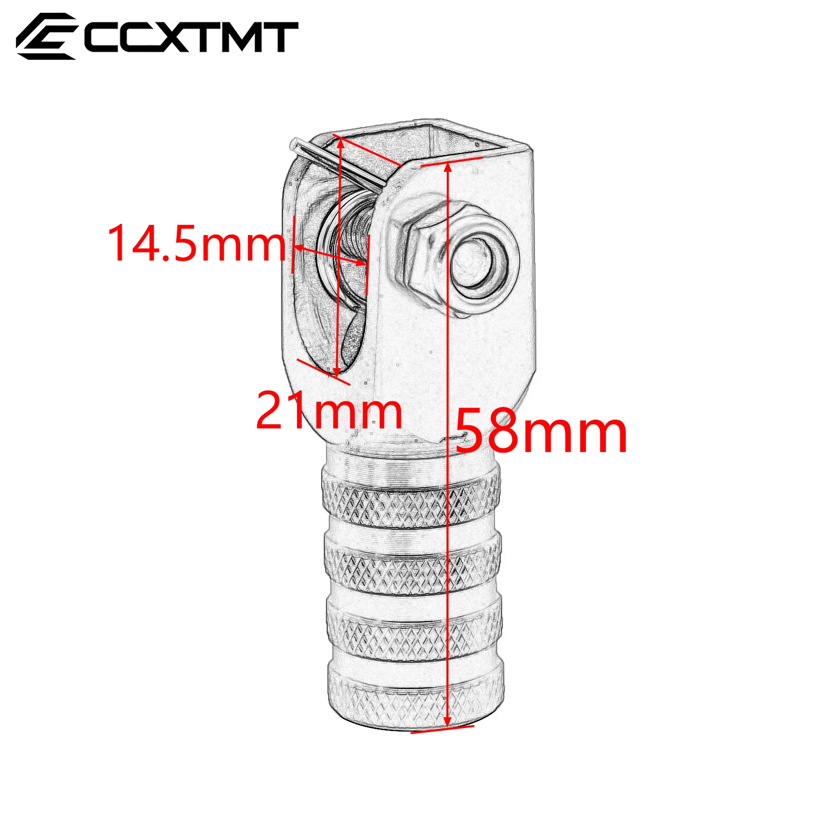 Motorcycle CNC Gear Shifter Shift Lever Tip For Husqvarna KTM Honda Yamaha Kawasaki Suzuki BWM BETA RR 125 200 250 350 450 500