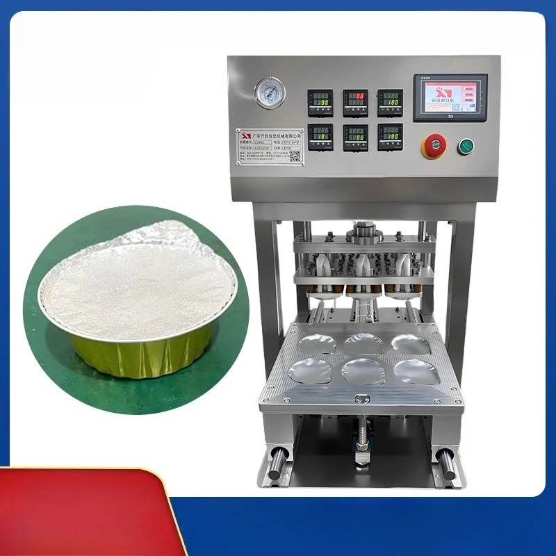 Dessert Pastry Cup Sealer, Desktop Soy Milk Sheet Film Cup Sealing Machine, Jelly Aluminum  Cup Sealer