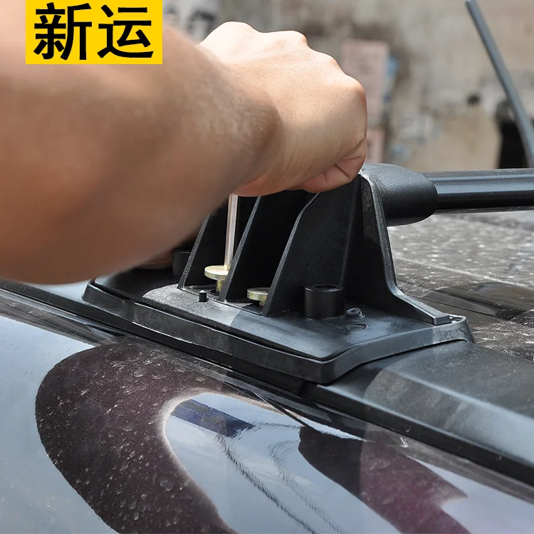 SHITURUI 1 Pair Black Side Rails Car Roof Rack Cross Bars Crossbars for Honda CRV 2007-2011 132 LBS 60KG Mounted On Car Rooftop