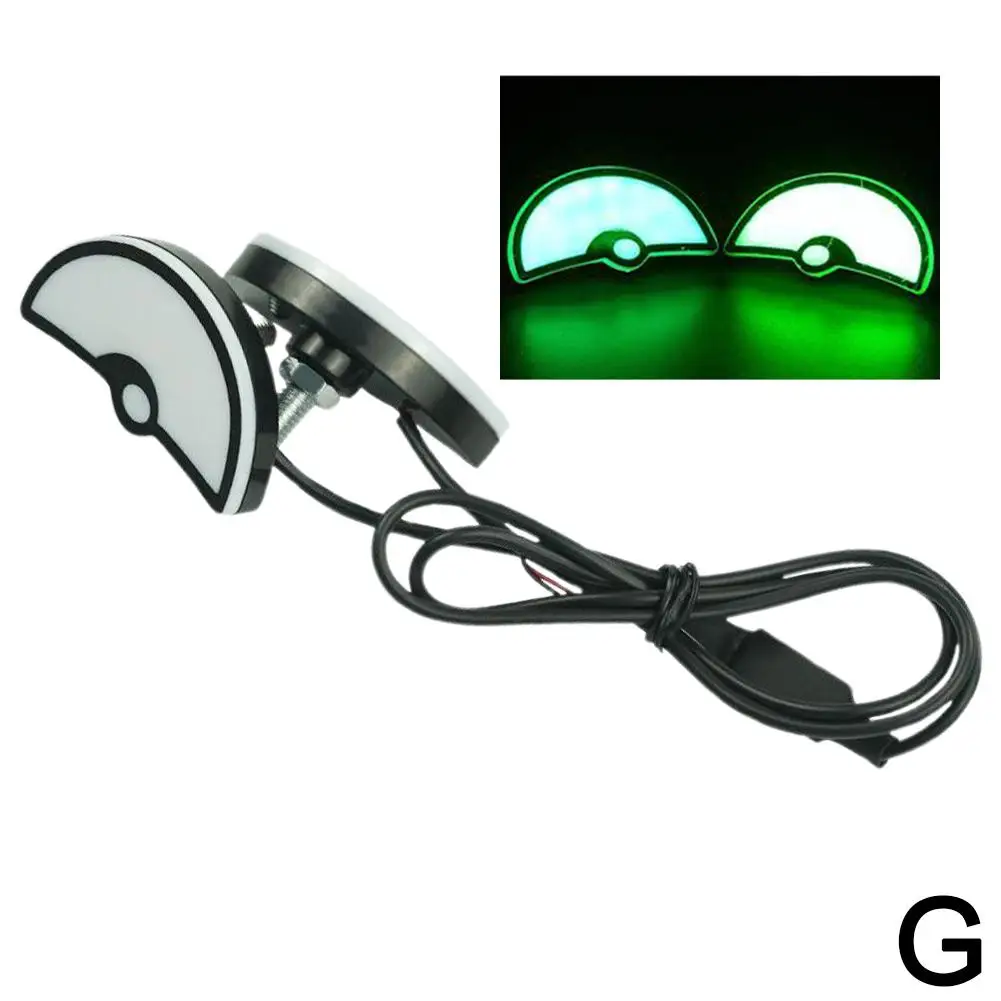 Universale moto LED Demon Eye alta luminosità dinamica moto luce accessori per l'illuminazione della vite coda Q6Z1