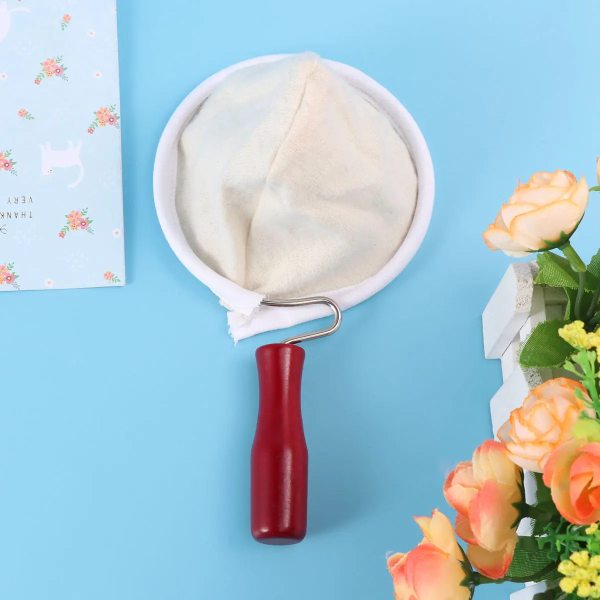

Coffee Filter Portable and Lightweight Cloth Punch Strainer Bag Bamboo Flannel Press Pour-over