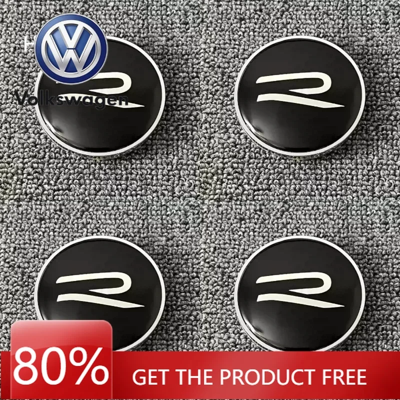 

For VW Volkswagen Jetta MK5 Golf 56mm 60mm 65mm Car Wheel Center Cover for Volkswagen Golf 6 7 8 Passat Touareg Tiguan Polo MK7