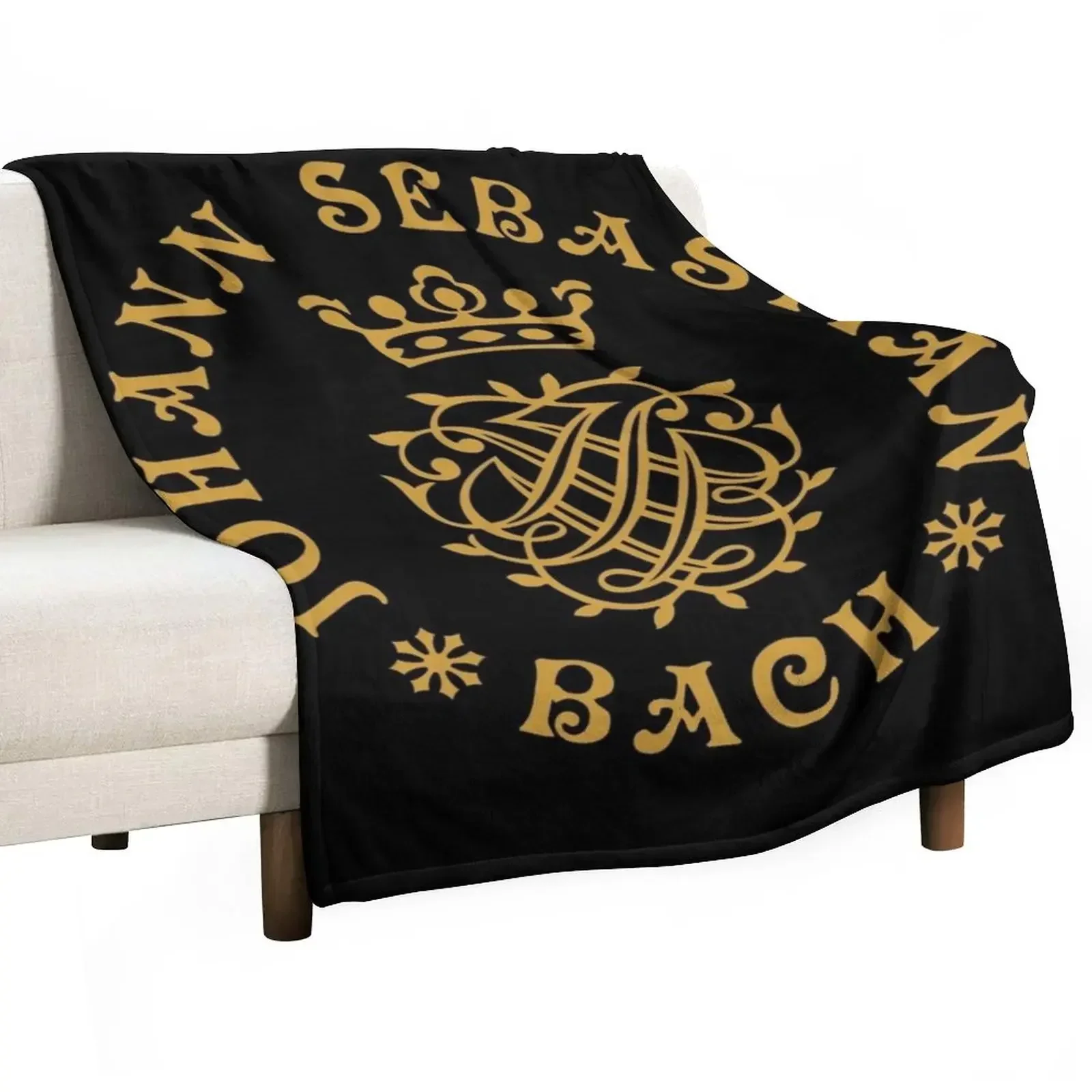 New Johann Sebastian Bach - Monogram - 01 Throw Blanket Blankets For Sofas Polar Blankets