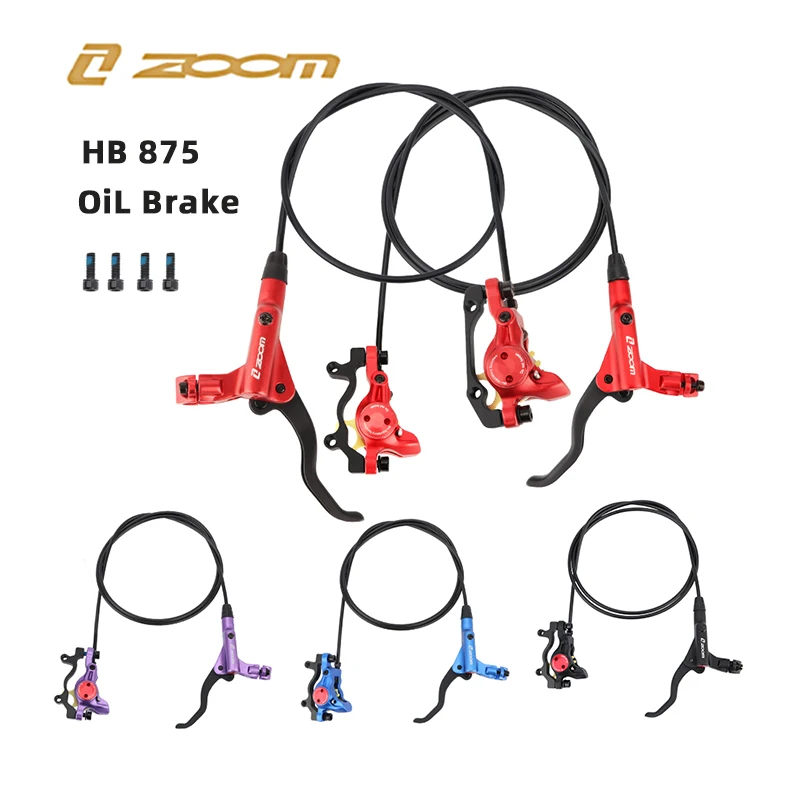 

Велосипедный масляный тормоз ZOOM HB 875, Модернизированный Гидравлический дисковый тормоз для горного велосипеда MT200 MT315 MT615 800/1450 мм MTB