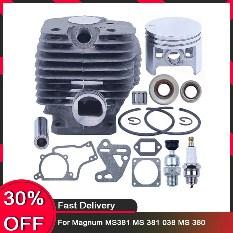 

Chainsaw Piston Kit Set 52mm for Magnum MS381 MS 381 038 MS 380 with Rings