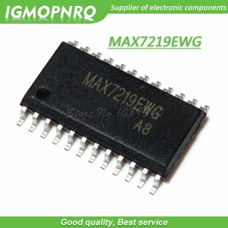 10PCS MAX7219EWG SOP24 MAX7219 SOP 7219EWG SOP-24 SMD IGMOPNRQ