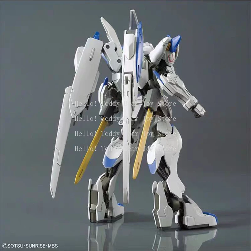 بانداي جاندام أطقم منمذجة الشكل HG 1/144 الأيتام ذات الدم الحديدي ASW-G-01Gundam Bael هدية لعبة جمع للأطفال شخصيات الحركة
