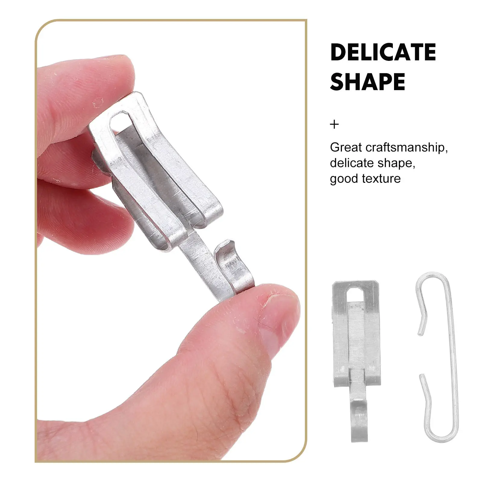 1Set Aluminum Gutter Cable Clips and Spacers for Roof Heating Cables Protection Easy Installation Outdoor Heater Clips
