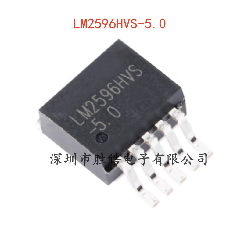 

(5PCS) NEW LM2596HVS-5.0 5V/3A Buck DC-DC Regulator Chip TO-263-5 LM2596HVS-5.0 Integrated Circuit