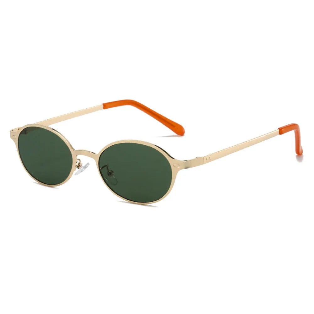 

Designer New Oval Sun Glasses Small Frame UV400 Oval Eyeglasses Travel Retro Shades Glasses Summer