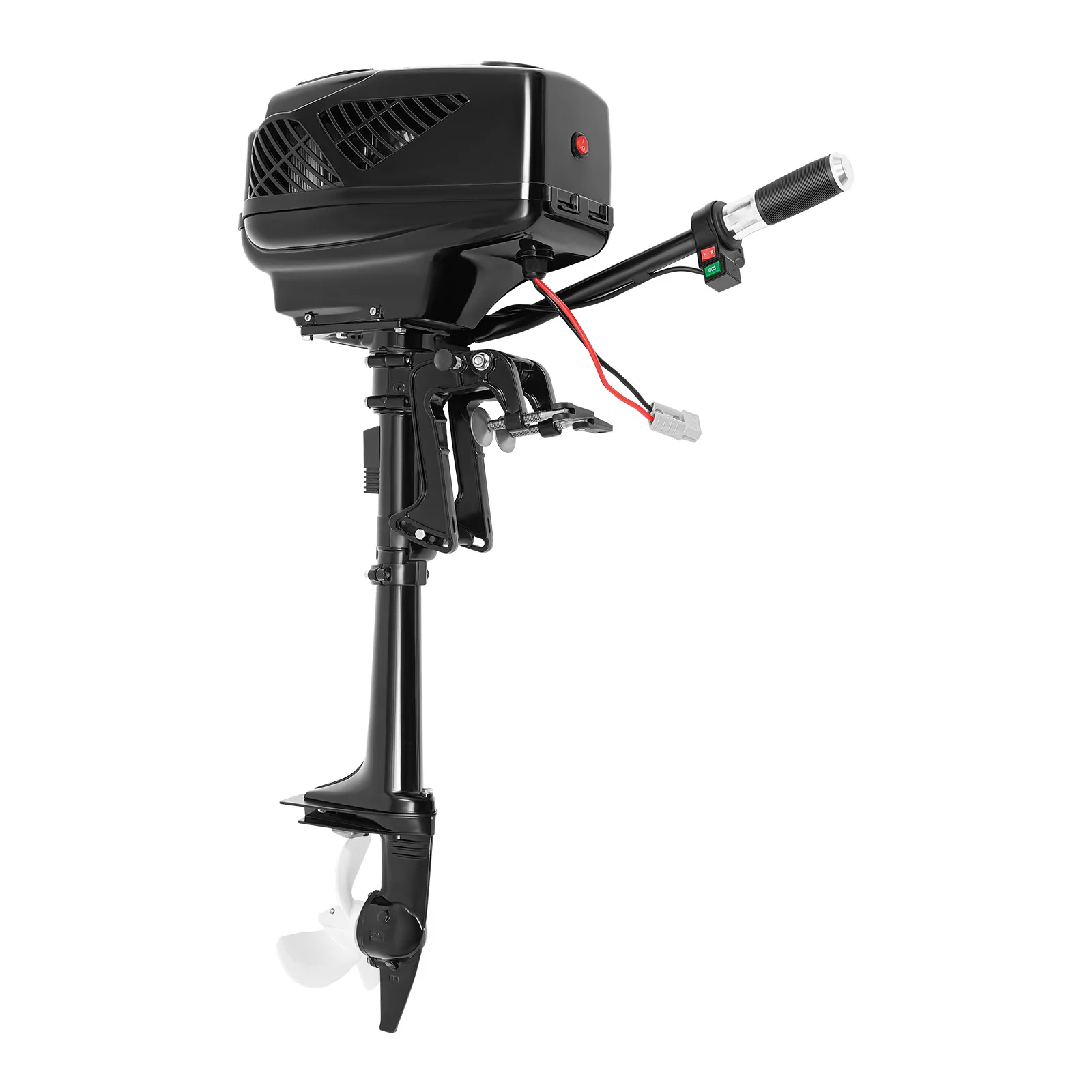 

Электрический подвесной мотор 1200 Вт, бесщеточный лодочный двигатель, тяга 1500 кг, максимальная скорость 15 км/ч, для надувных рыболовных лодок и каяков длиной до 5 м