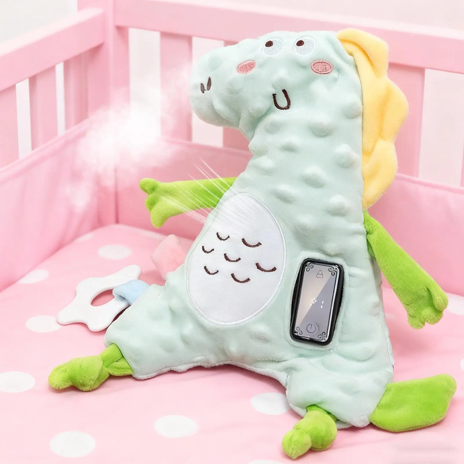 Bebê batendo brinquedo para dormir automático 3 modos boneca bebê sleep aid companheiro para bem-estar conforto noturno casa cuidados com tempo silencioso