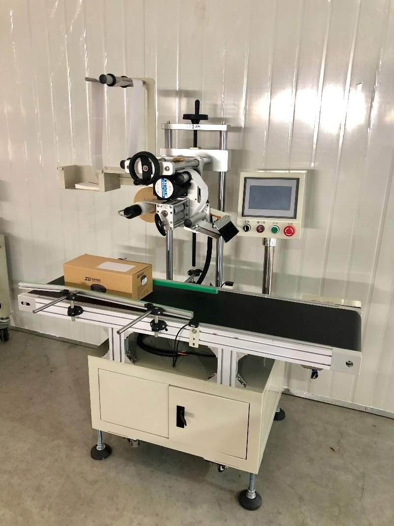 Automatic Horizontal Sticker Label Printing Machine Top Quality for Carton Box Labeling Applicator Custom