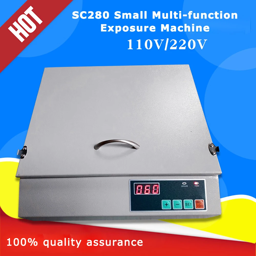 

Silk Screen Printing Exposure Machine Resin version Vacuum Frame Exposure Machine LED UV Light Exposure Machine SC280L