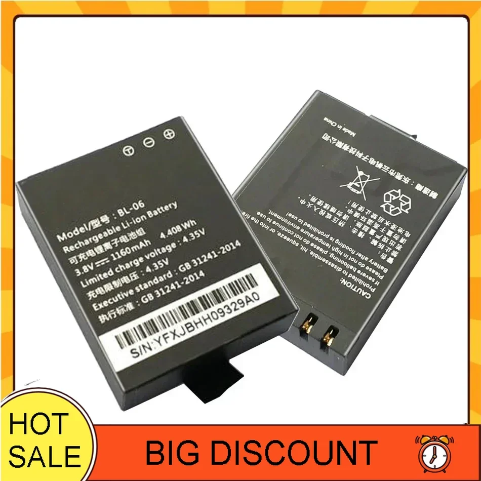 1160mAh Long-lasting Battery for EZVIZ S6 S5 S2 S1C Digital Cameras