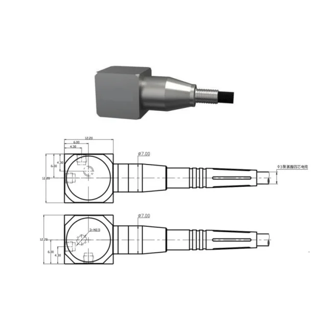 YND6Y76D  DCompact 3-axis waterproof accelerometer  Vibration sensors