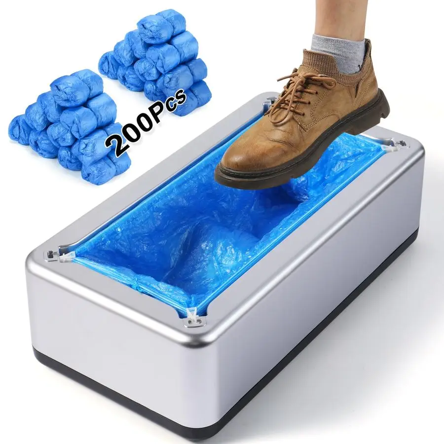 

Covers Dispenser with 200pcs Shoe Cover Disposable Non Slip, UserFriendly and Reliable Shoe Cover Machine, Fits Size Up to 11 US