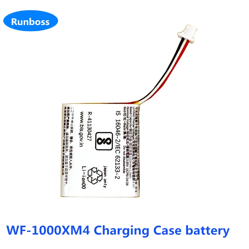 New Original 520mAh Li-ion Wireless Headset Battery For Sony WF-1000XM4 Charging Case New High Quality