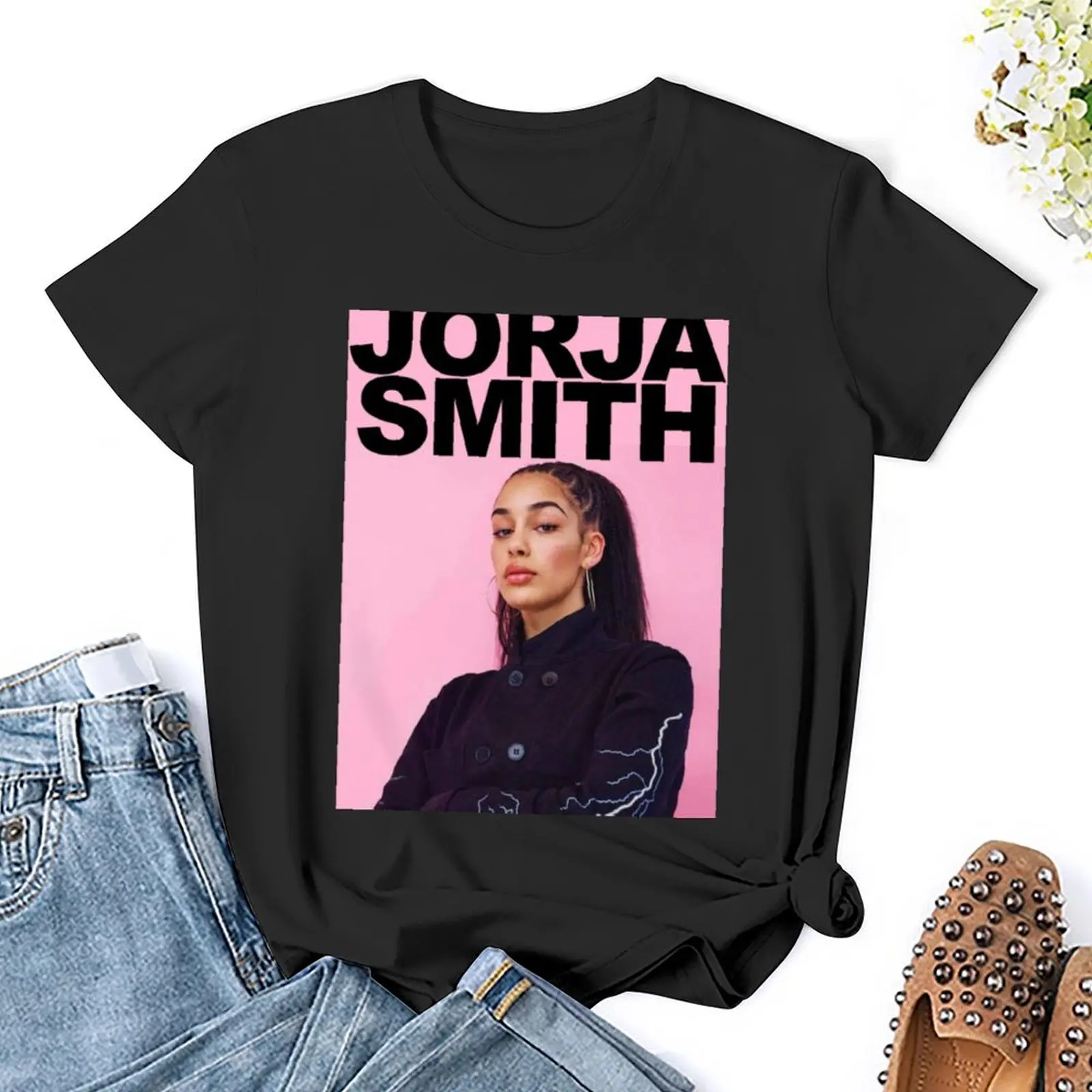 Camiseta de JORJA SMITH para mujer, ropa de anime, top de verano