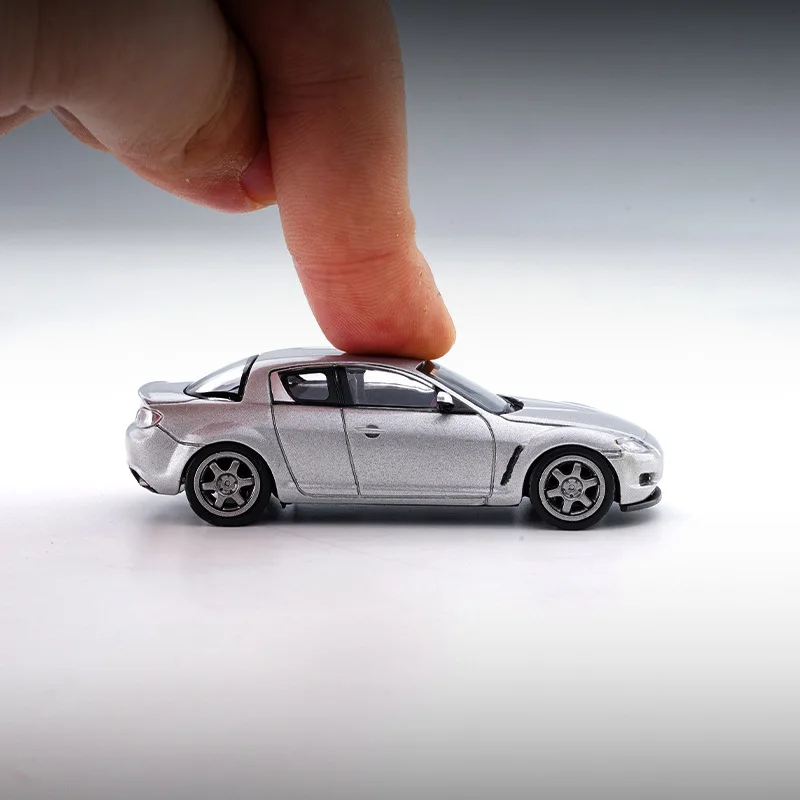 1/64 Mazda RX-8 Sports Car Alloy Car Model Small-scale Car Model Collection Miniature Model Diecast