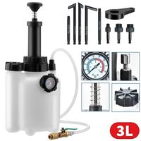 With Adaptors 3L Manual Transmission Fluid Pump Pressure Pumping Professional Car Manual Brake Fluid Bleeder Kit Save Time