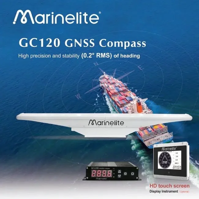 GC120 Satellite Compass Marine Gps Gnss Boat Ship Vessel Marine Navigation