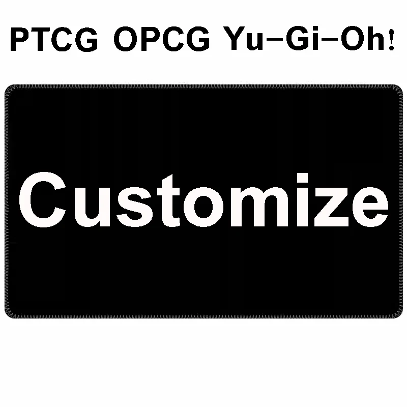 600*350*2mm personnaliser PTCG OPCG Yu-Gi-Oh! Tapis de jeu pour envoyer une image pour personnaliser le tapis de carte de bataille