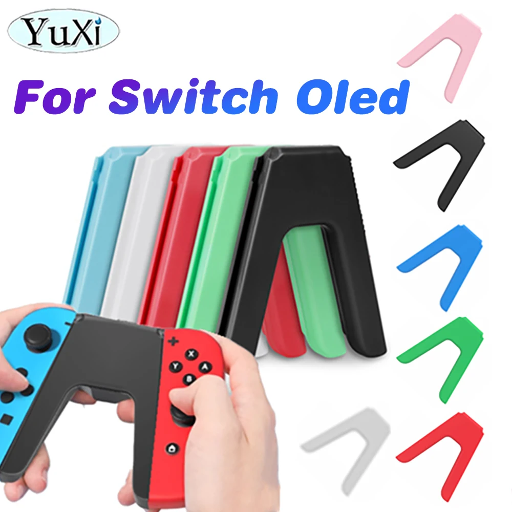 1Pcs For Switch Oled Left Right Handle Bracket Holder For Nintend NS Joy-Con Controller Gamepad Hand Grip Portable Stand Support