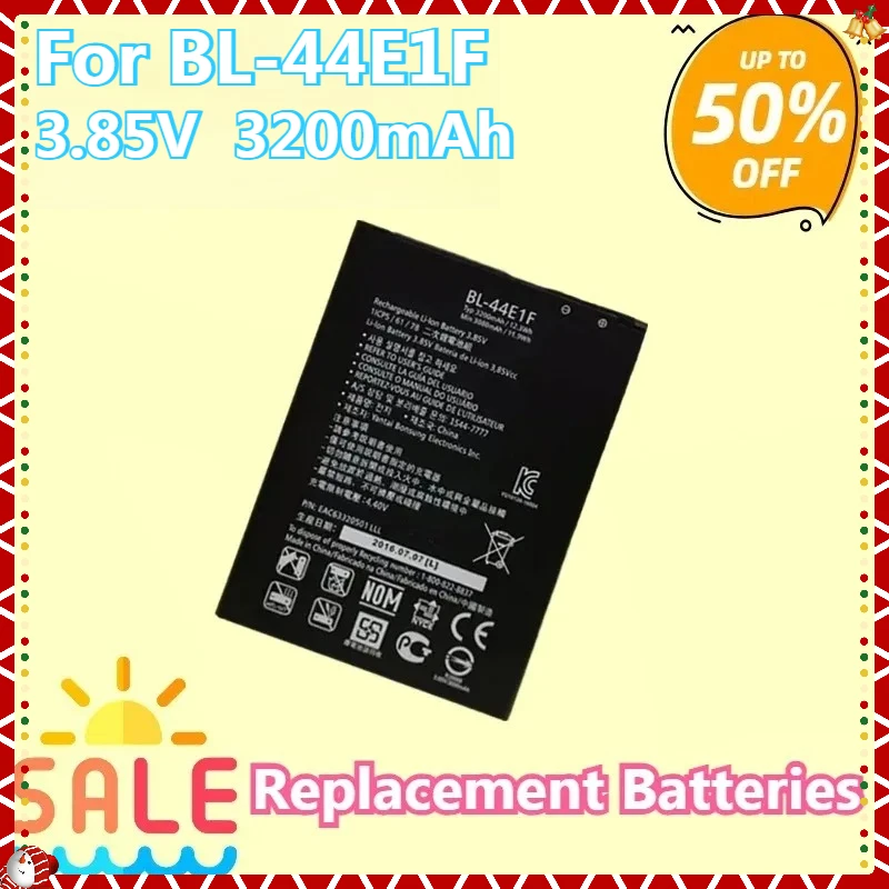 

New High quality Fast Shipping 3.85V 3200 MAh Battery BL-44E1F for LG V20 H910 Stylo 3 LS777 Stylus 3 Replacement Batteries