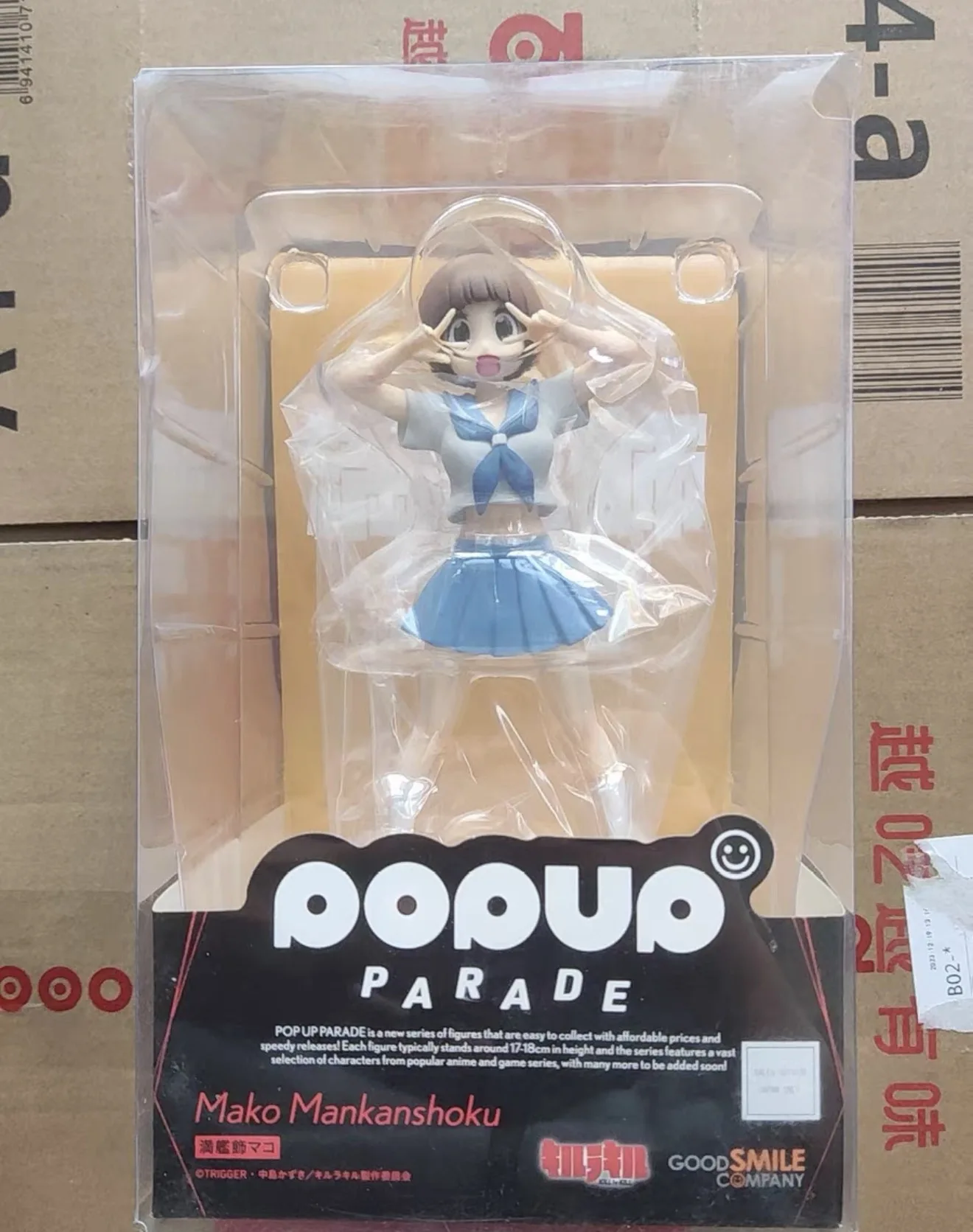 100% Original en Stock, Good Smile Company Pop Up Parade Kill La Kill Mankanshoku Mako, Serie de Colección de Figuras de Juguete
