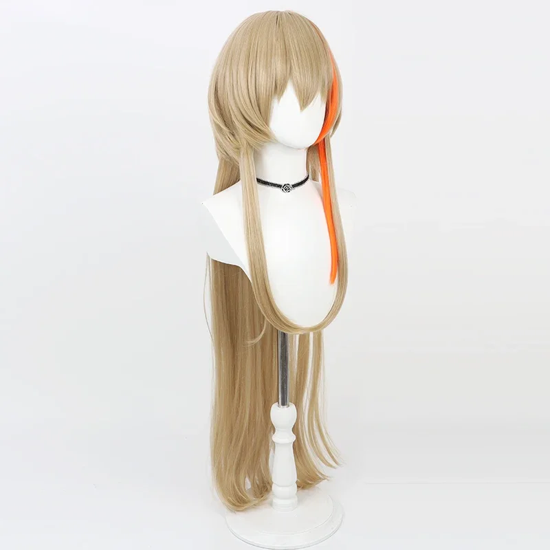 NIJISANJI VTuber Arcobaleno Fura Kanato Versione per capelli lunghi Parrucca Cosplay Anime Gioco di ruolo Party Prop Capelli sintetici Fibra resistente al calore