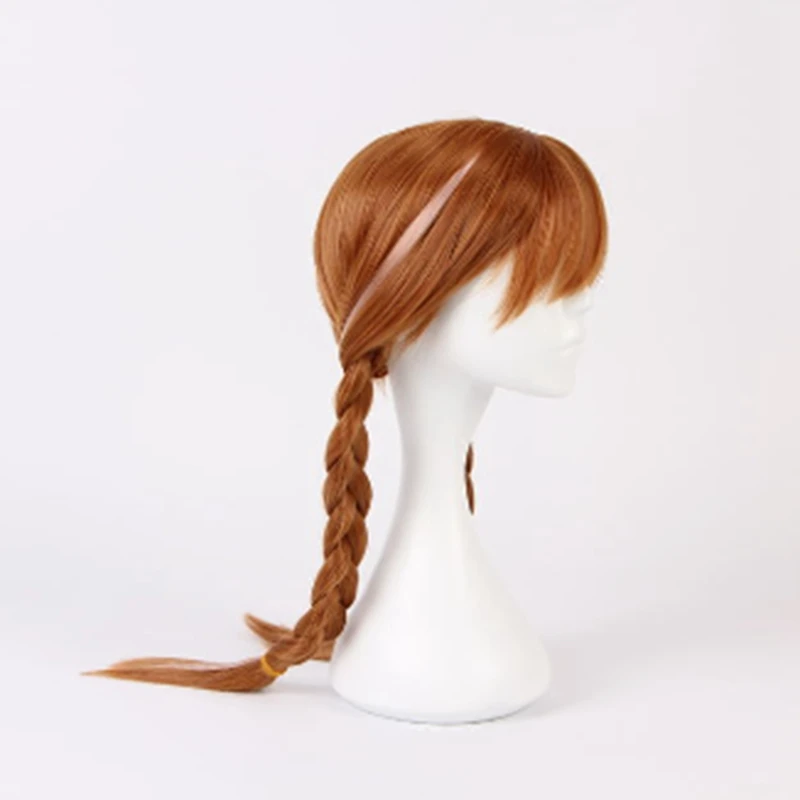 Children's Halloween Wig "Freeze" Anna Double Whip Elsa Princess Children's Halloween Wig