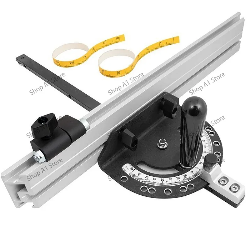 Woodworking push handle, push ruler, chute, woodworking, table saw, band saw, flip-chip DIY tool