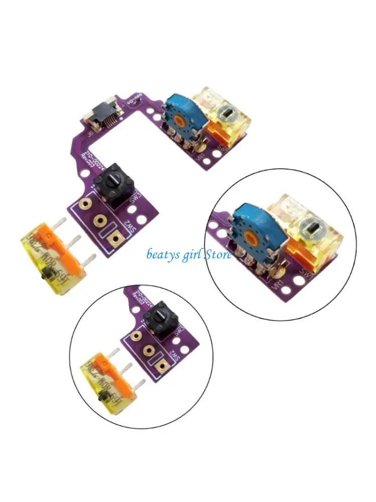 

C7AB Top Mouse Motherboards Button Board With Micro Switches for GProX Superlight Mouse Repair Part