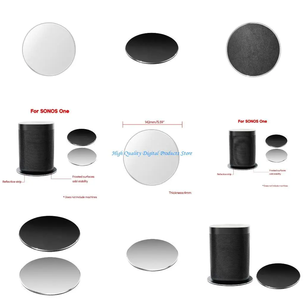 

U2JE Speaker Pad for OneWiFi Speaker Protective Desktop Display Metal Pad