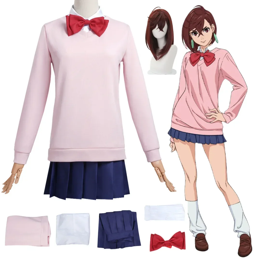 2026 Anime Dandadan Momo Ayase Cosplay Costume Wig  Anime Dandadan Momo Ayase Cosplay Costume Wig