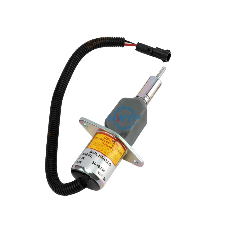 

For Flameout Solenoid Valve B4000-1115030 37v78-56010 232c-1115030a D59-105-01 Sa-3999-12 Sa-4767-12 Fuel Shutdown Excavator