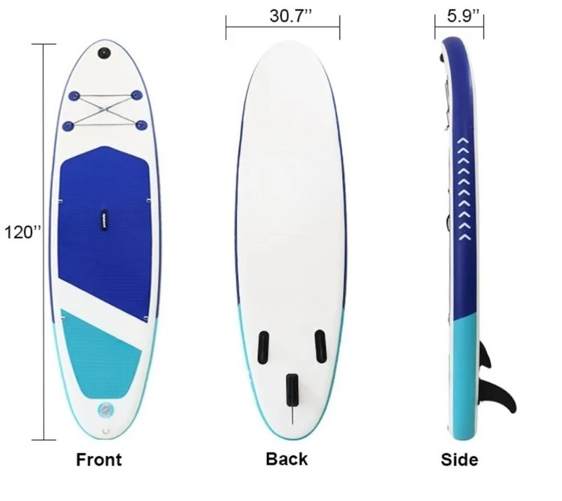 Inflatable stand-up paddleboards are lightweight, portable and stylish, making them ideal for outdoor water excursions.