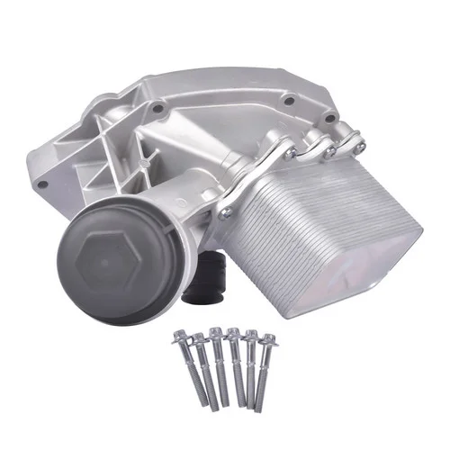 ZOOMKEY Aluminium Engine Oil Cooler Housing Assembly Fit For BMW 340i 440i 540i 11428583895 view 5