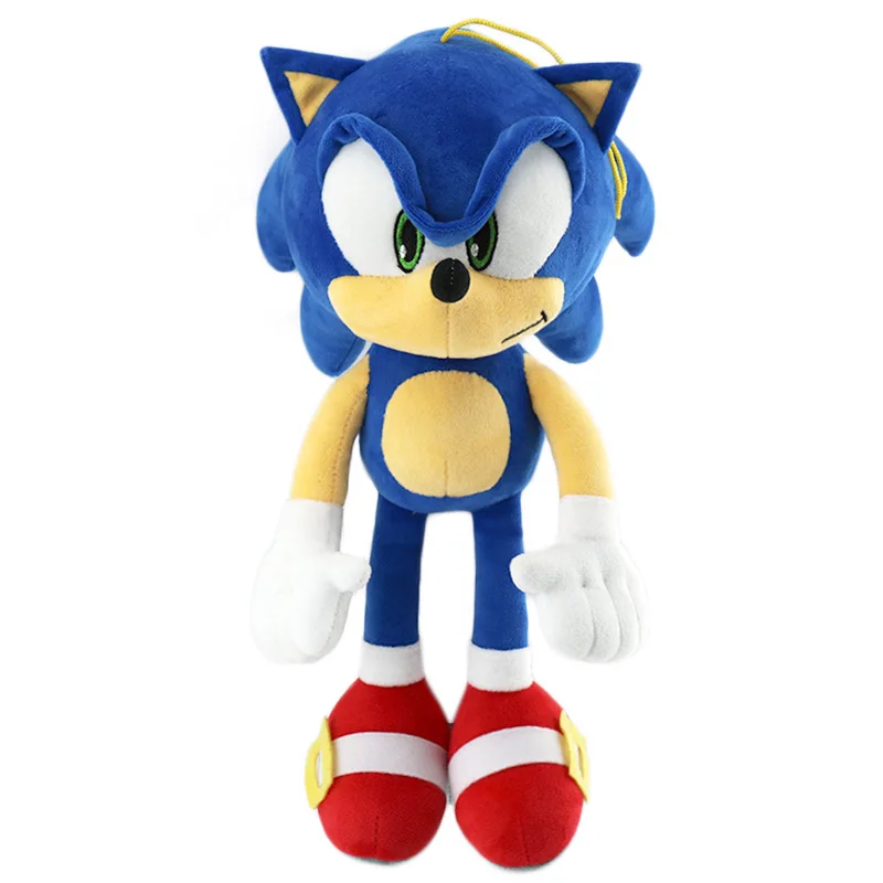 High quality Sonic Plush Toy 30-33cm The Hedgehog Sonic Knuckles Tails Cute Cartoon Soft Stuffed Doll Birthday Gift for Children