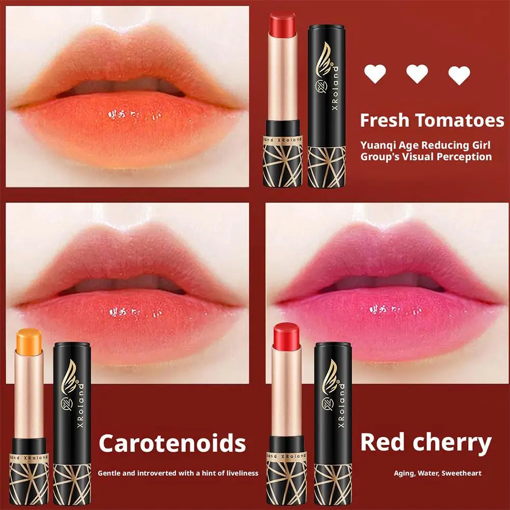 Caroteen Lipverzorging Hydraterende Lippenbalsem Verkleuring Niet Lippenstiften Lippenstift Make-Up Gemakkelijk Vervaagd Cosmetica Verse Tomaten O3I5