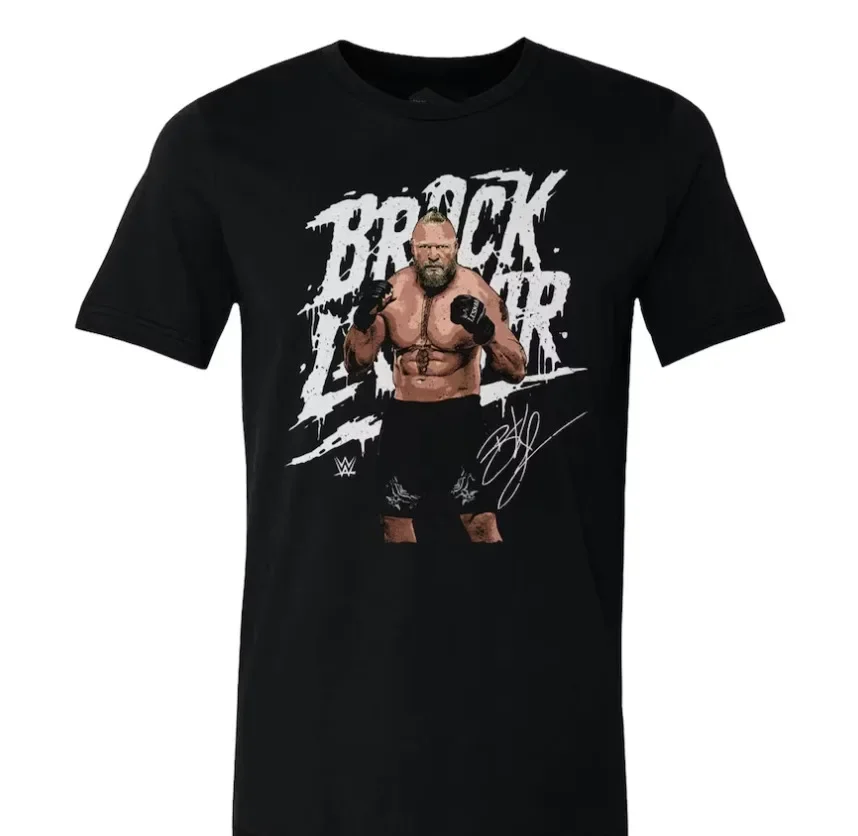 Black Brock Lesnar Rough T-Shirt