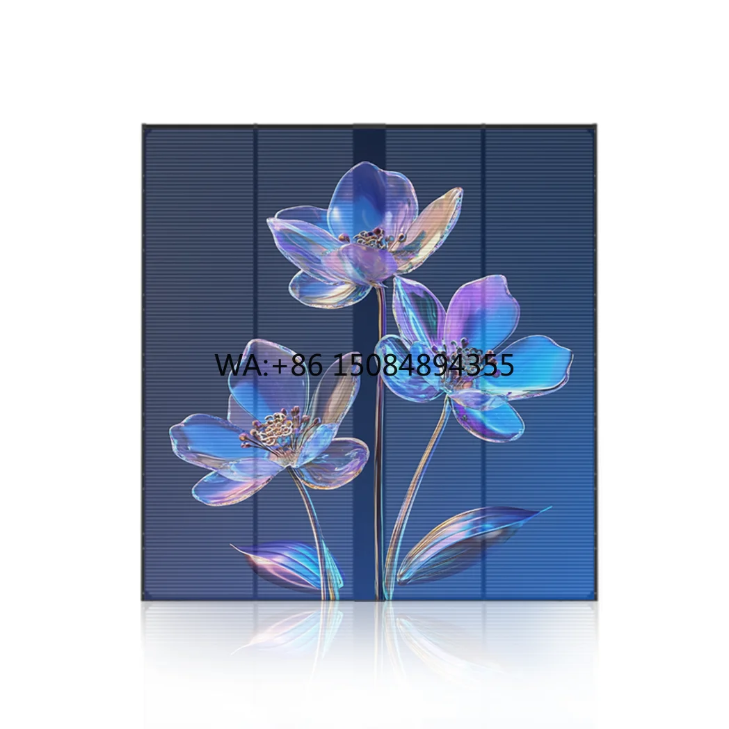 P3.9 High Brightness Transparent LED Display with Lightweight Design for Storefront Glass Window Advertising