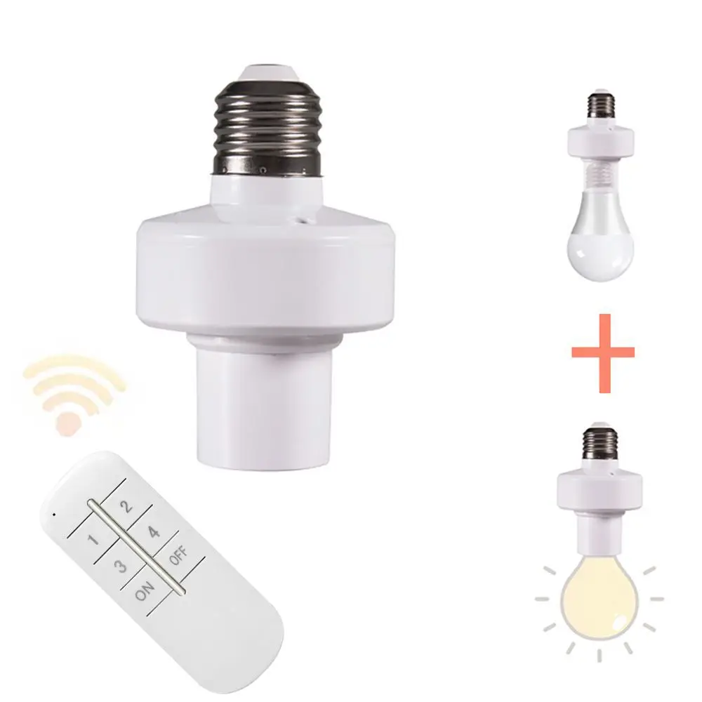 Switch Remote Controller For LED Bulb Led Lights Power Household Lamp Bases Smart Device Timing Switch Lights Lamp Holder