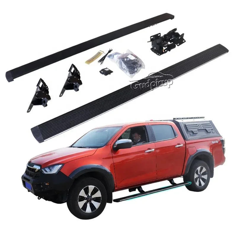 PowerStep Double Cab Running Board Electric Side Step For Dmax Chevrolet Silverado GMC Sierra