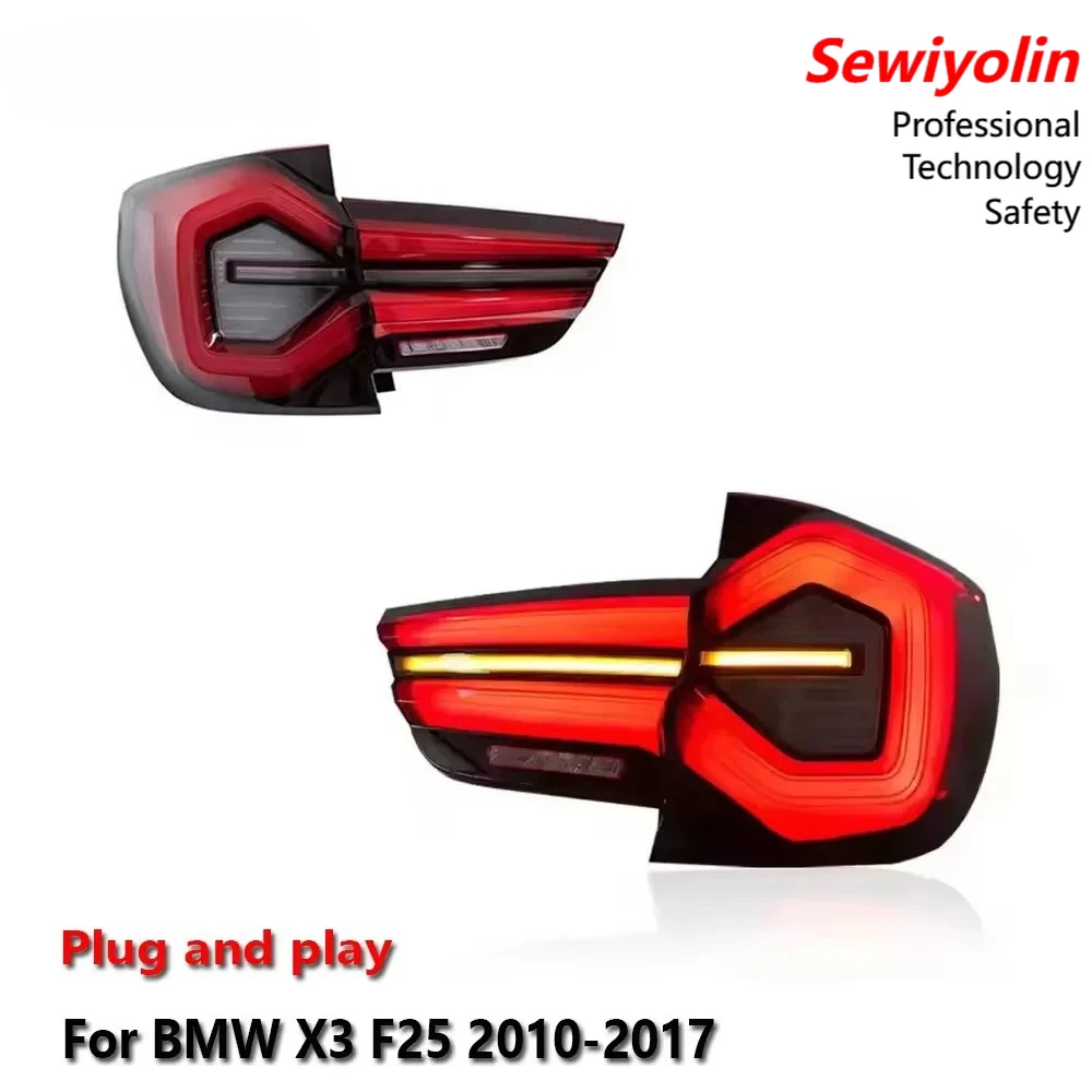 

Car LED Tail Auto Lamp Light Accessories For BMW X3 F25 2010-2017 Auto Rear Fog DRL Brake Turn Signal Plug And Play
