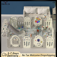 Baby Playpen For kids Safety Barrier Newborn Playground Playpen Indoor Baby Playground Baby fence with DlY Configurable Panels