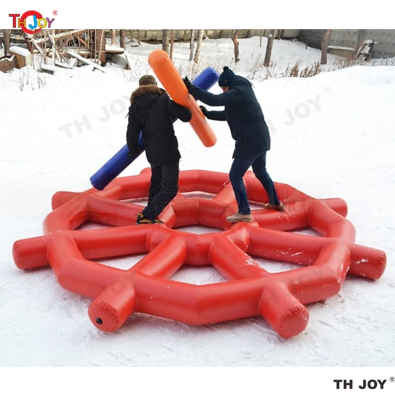 4m diamter Inflatable Steering Wheel Beach Gladiator Joust Boxing Game