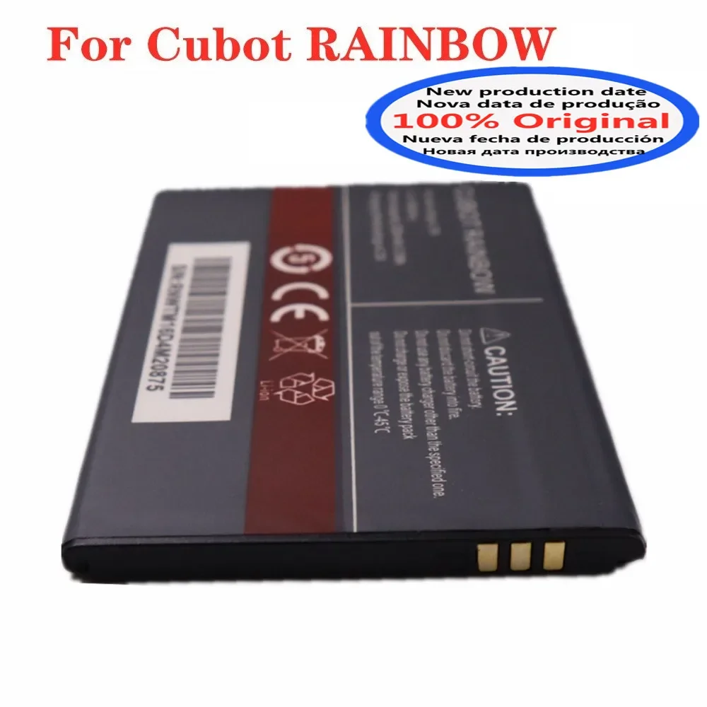 New 2200mAh Original RAINBOW Battery For Cubot RAINBOW Mobile Phone Battery Fast Deliver